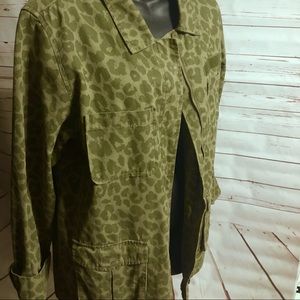 Leopard Print and Camo Jacket